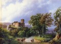 オランダ 1803 ～ 1862 年 廃墟の城 オランダの風景 Barend Cornelis Koekkoek